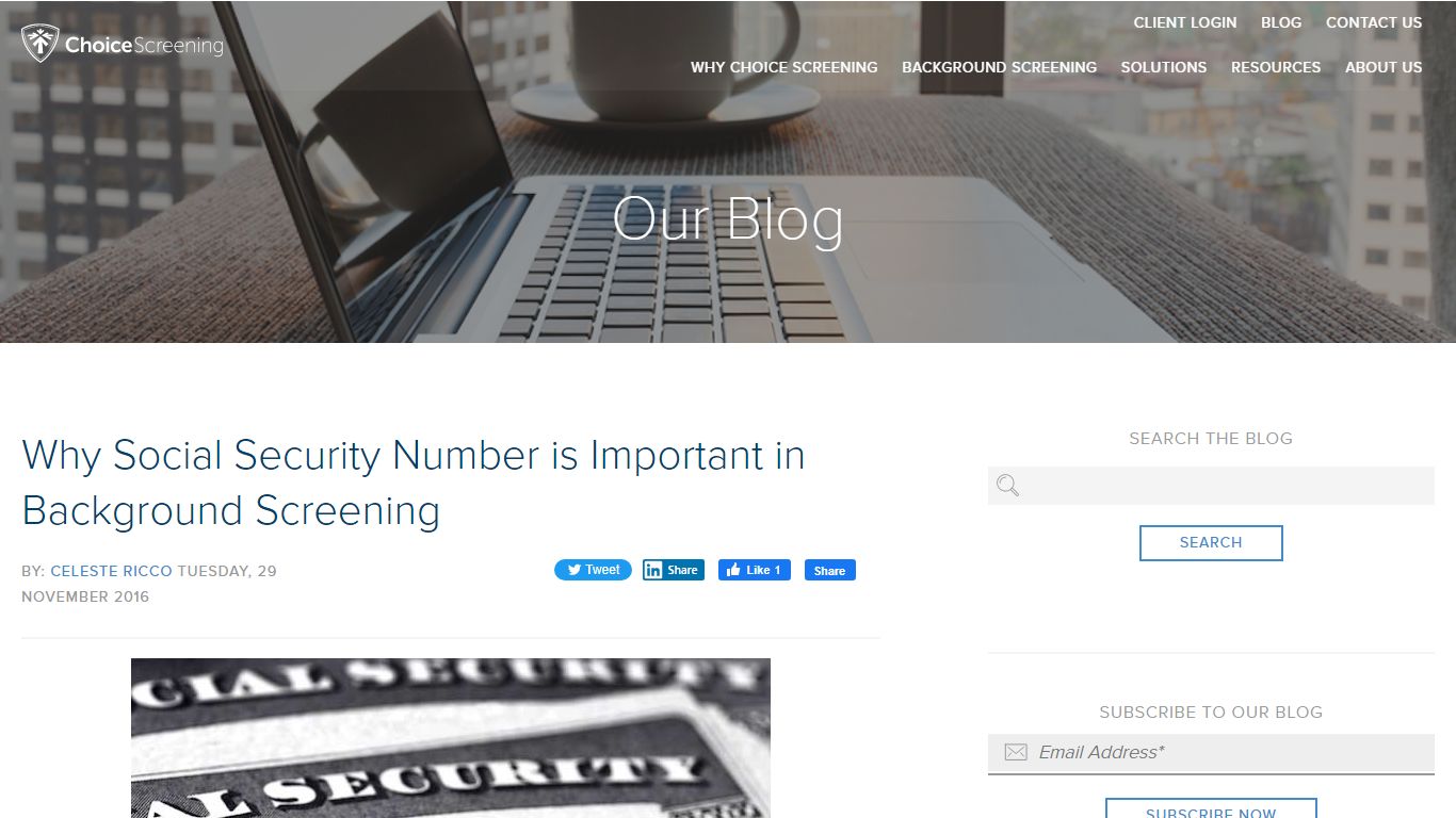 Why Social Security Number is Important in Background Screening